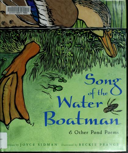 Song of the Water Boatman and Other Pond Poems