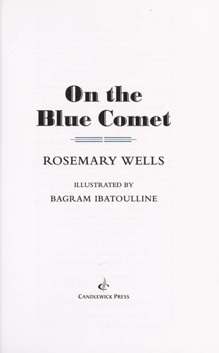 Cover of On the Blue Comet