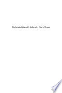 Cover of Gabriela Mistral's Letters to Doris Dana