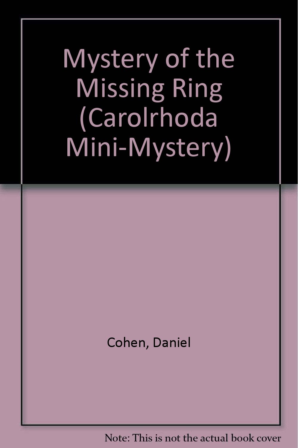Cover of The Mystery of the Missing Ring