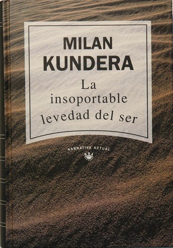 Cover of La insoportable levedad del ser