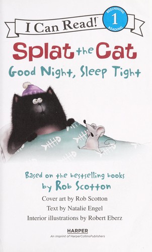 Cover of Splat the Cat: Good Night, Sleep Tight