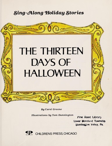 The thirteen days of Halloween