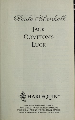 Cover of Jack Compton's Luck
