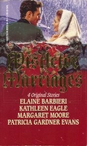 Cover of Mistletoe Marriages: Rendezvous / The Wolf and the Lamb / Christmas in the Valley / Keeping Christmas
