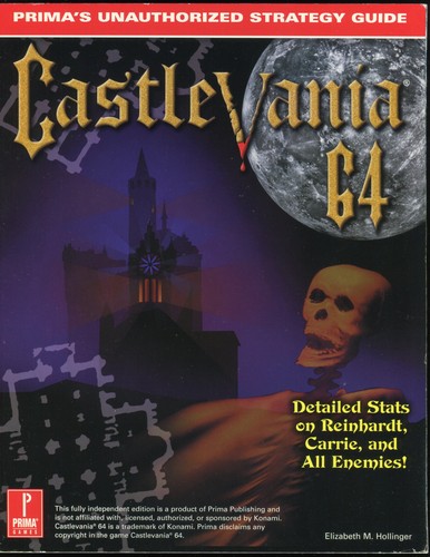 Cover of Castlevania 64: Prima's Unauthorized Strategy Guide