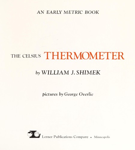 Cover of The Celsius Thermometer