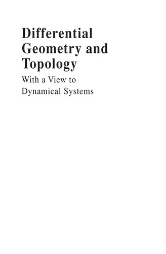 Differential Geometry and Topology