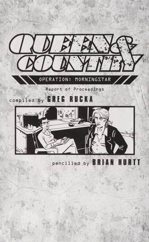Cover of Queen and Country, Vol. 2: Morning Star