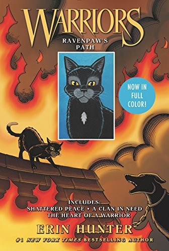 Cover of Warriors: Ravenpaw's Path: 3 Full-Color Warriors Books in 1: Shattered Peace, A Clan in Need, The Heart of a Warrior