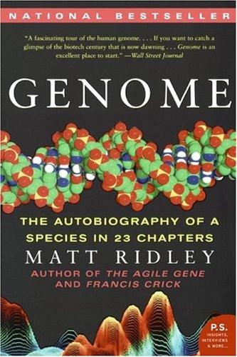 Cover of Genome: the Autobiography of a Species in 23 Chapters