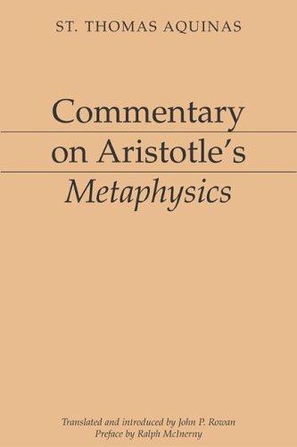 Cover of Commentary on Aristotle's Metaphysics
