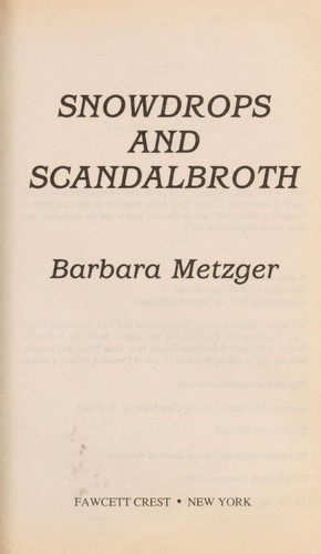 Cover of Snowdrops and Scandalbroth
