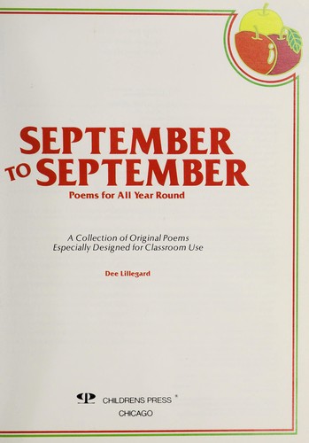 September to September: Poems for All Year Round