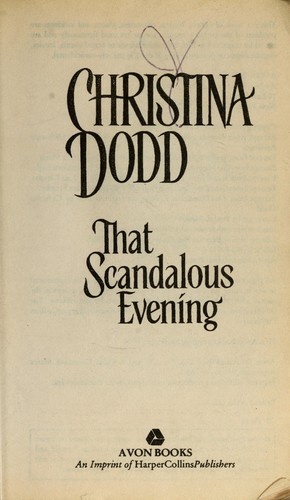 Cover of That Scandalous Evening