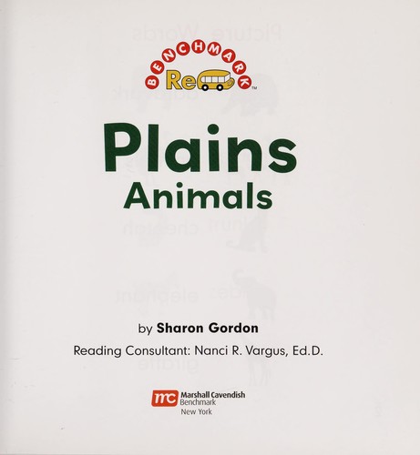 Animales de las Planicies / Animals of the Plains