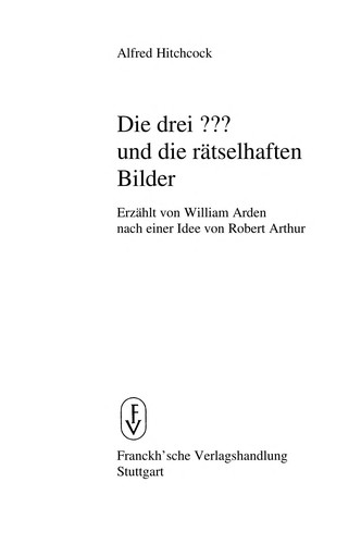 Cover of Die drei ??? und die ratselhaften Bilder