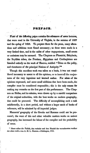 An Introduction to the Study of Grecian and Roman Geography