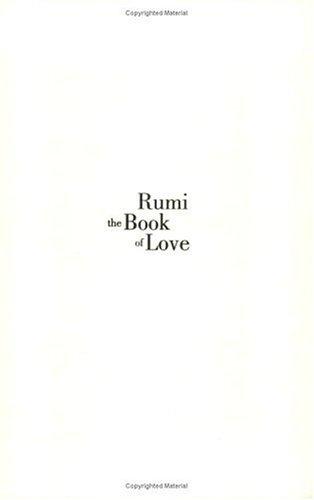 The Book of Love: Poems of Ecstasy and Longing