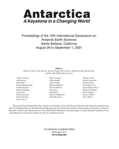 Antarctica: A Keystone in a Changing World