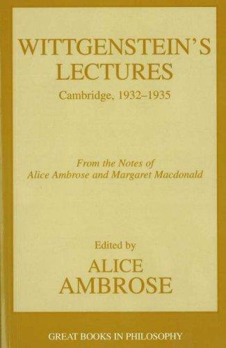 Lectures, Cambridge 1932-35