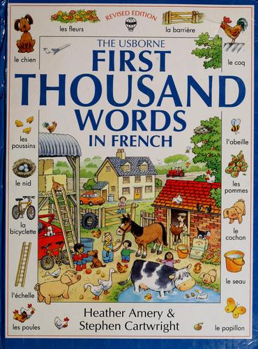 Cover of The Usborne First Thousand Words in French