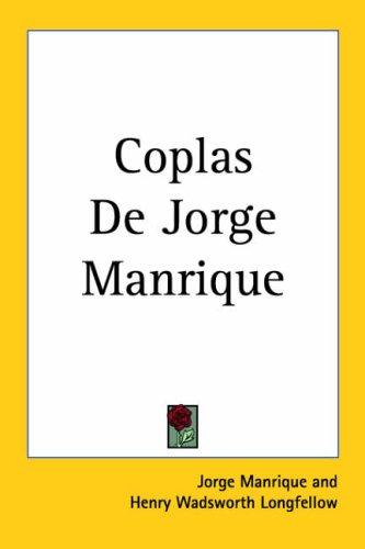 Cover of Coplas De Jorge Manrique