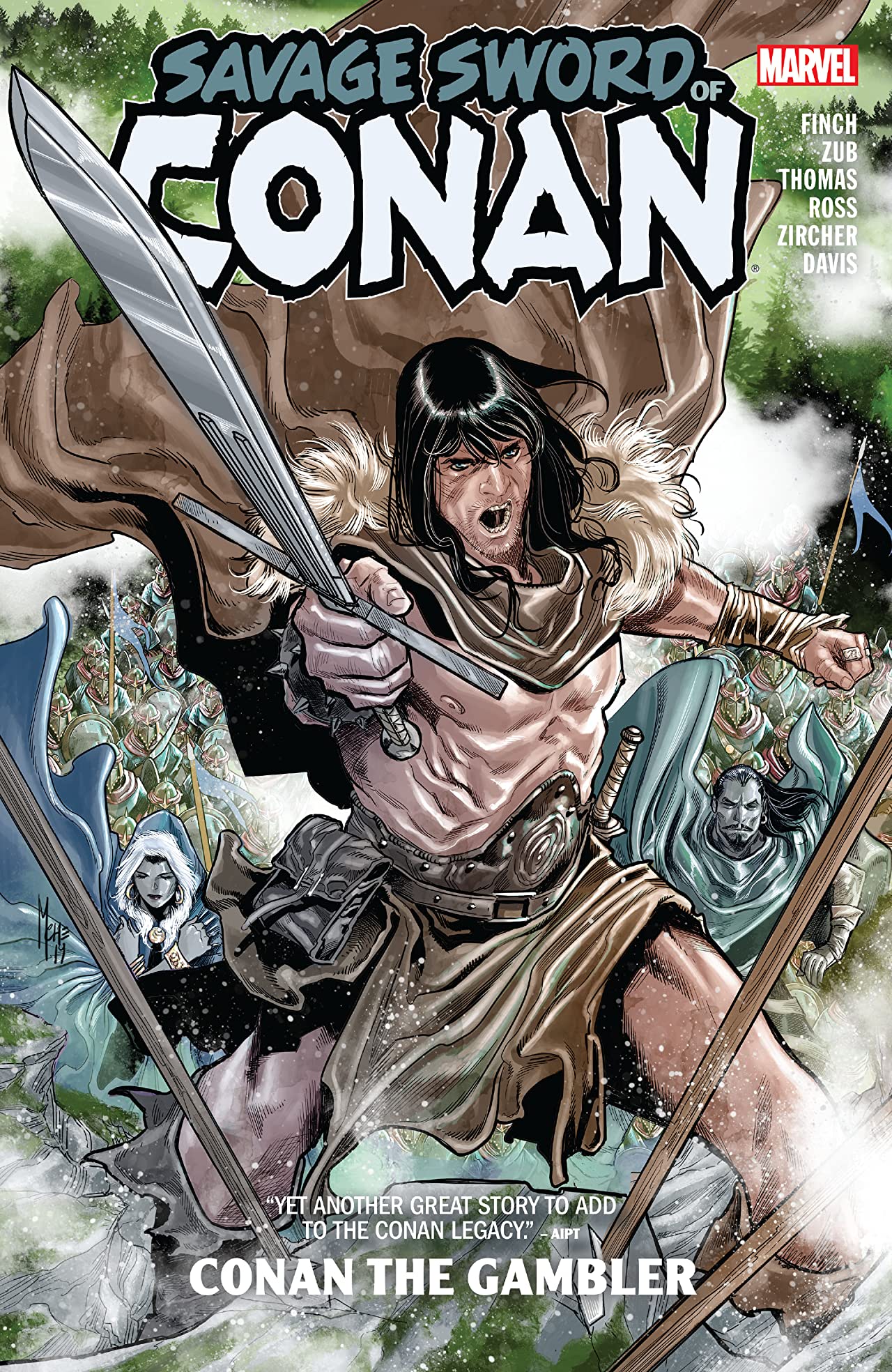 Cover of Savage Sword of Conan, Vol. 2: Conan the Gambler