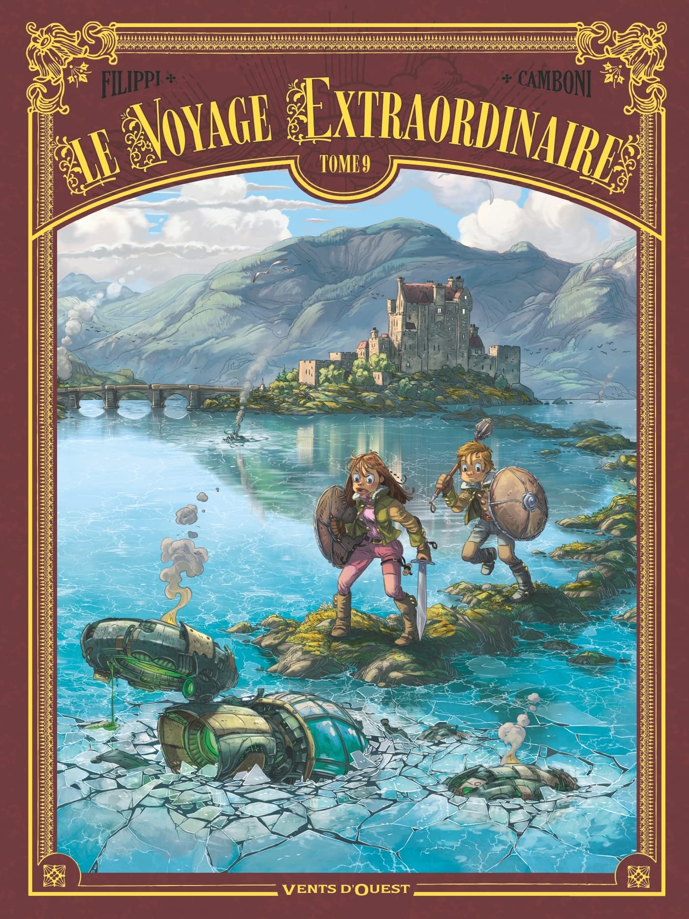 Cover of Le Voyage Extraordinaire - Vingt mille lieues sous les glaces - 3/3 - Tome 9