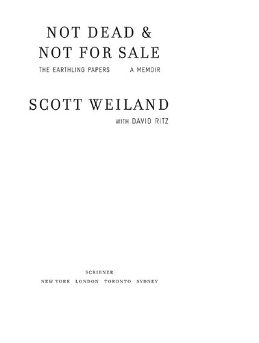 Cover of Not Dead And Not for Sale: The Earthling Papers- A Memoir
