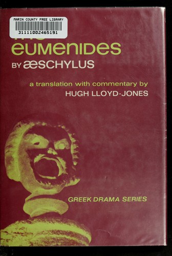 Cover of Aeschyli Eumenides