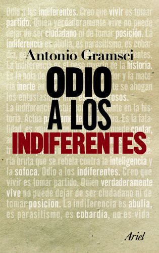 Cover of Odio a los indiferentes