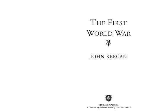 Cover of The First World War