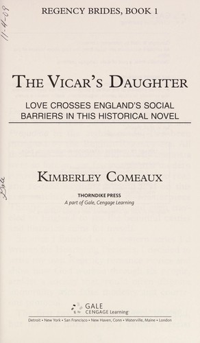 Cover of The Vicar's Daughter