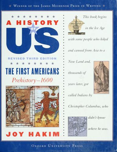 Cover of The First Americans: Prehistory-1600