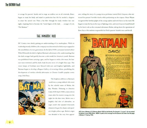 Cover of The Batman Vault: A Museum-in-a-Book Featuring Rare Collectibles from the Batcave