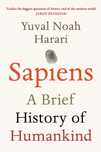 Book cover for Sapiens: A Brief History of Humankind