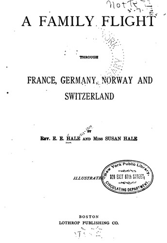 Cover of A Family Flight Through France, Germany, Norway and Switzerland