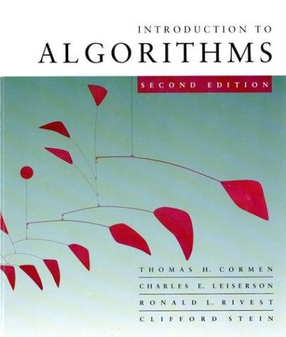 Book cover for Introduction to Algorithms