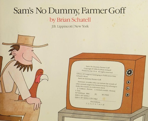 Cover of Sam's No Dummy, Farmer Goff