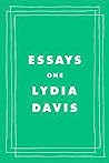 Cover of Essays One