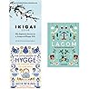 Cover of Ikigai: The Japanese Secret to a Long and Happy Life / The Little Book of Lykke / Lagom: The Swedish Art of Balanced Living