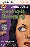 Cover of Seeing Is Believing
