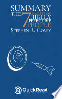 Cover of Summary of "The 7 Habits of Highly Effective People" by Stephen R. Covey - Free book by QuickRead.com