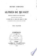 Cover of Oeuvres Completes de Alfred de Musset
