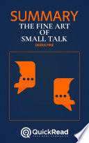 Cover of The Fine Art of Small Talk by Debra Fine