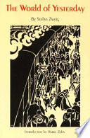 Cover of The World of Yesterday