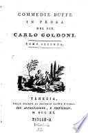 Cover of Commedie Buffe In Prosa