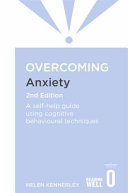 Cover of Overcoming Anxiety