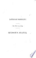 Cover of Latter-Day Pamphlets. Edited by Thomas Carlyle